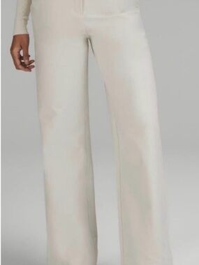 lululemon athletica City Sleek 5-Pocket Wide Leg Pants in White